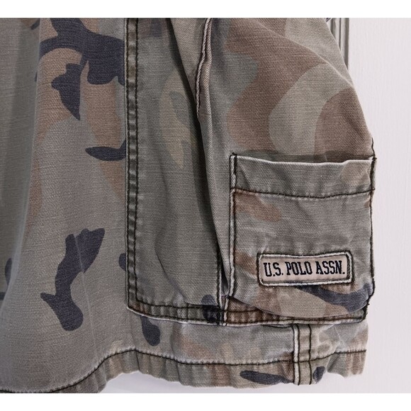 Vtg Y2K Cargo Shorts Mn 36 Multicam Baggy Grunge Skater Military Tactical Combat - Picture 5 of 12